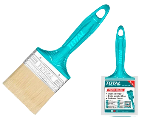 Total - 75mm (3") Plastic Handle Paint Brush