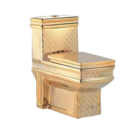 Zotto - 70 x 38 x 74 Gold One Piece Toilet