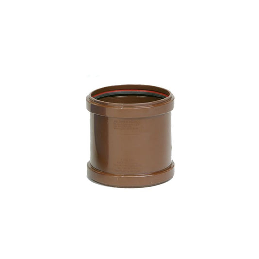 Funke - 110mm (4") PVC Drainage Socket with 2 Sided Rubber Ring