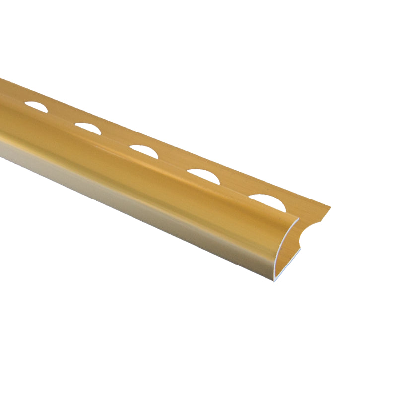 10 mm Aluminum Tile Trim - Gold