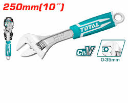 Total - 250mm (10") Adjustable Wrench