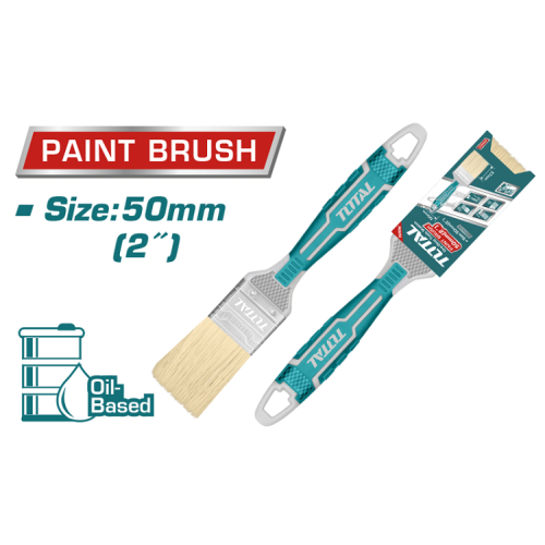 Total - 50mm (2") Rubber Handle Paint Brush