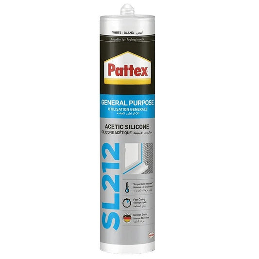 Pattex - Silicone SL212 White 280 ml