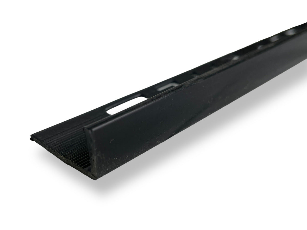 9 mm Plastic Tile Trim - Black