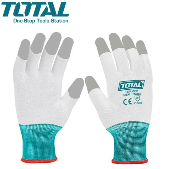 Total - White Polyurethane Coated Gloves