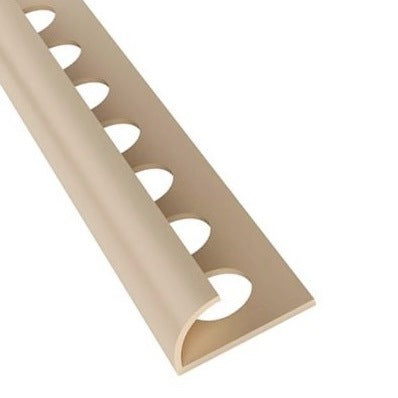 7 mm Plastic Tile Trim - Beige