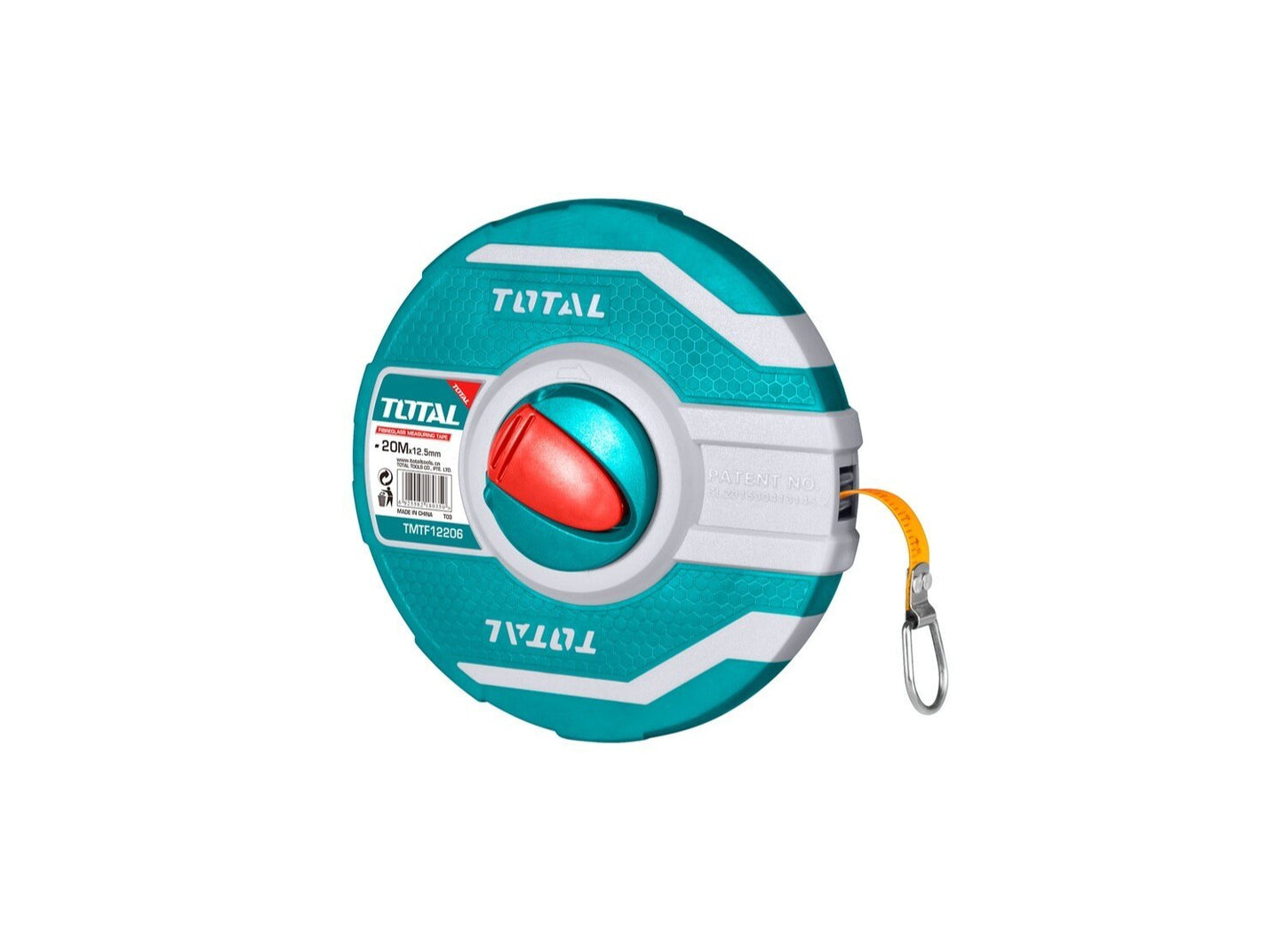 Total - 20m Fiberglass Measuring Tape