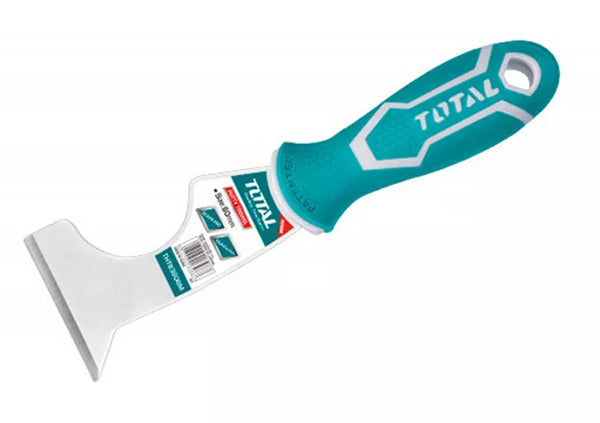 Total - 63mm (2.5")  Rubber Handle Putty Knife